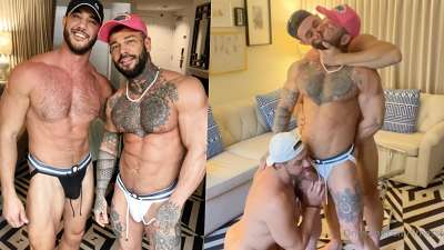 OnlyGays thumbnail for KC Jaye (FitnessFreak) and Jax – fucking with Danny Star - amateur gay porn from OnlyFans, MyVidster, GayForFans and more! - 