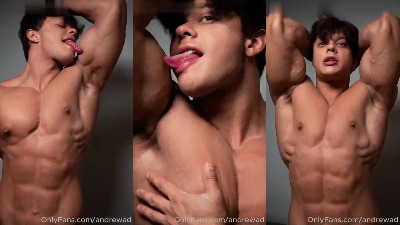 OnlyGays thumbnail for Showing off my biceps and licking them – Andrewad - amateur gay porn from OnlyFans, MyVidster, GayForFans and more! - 
