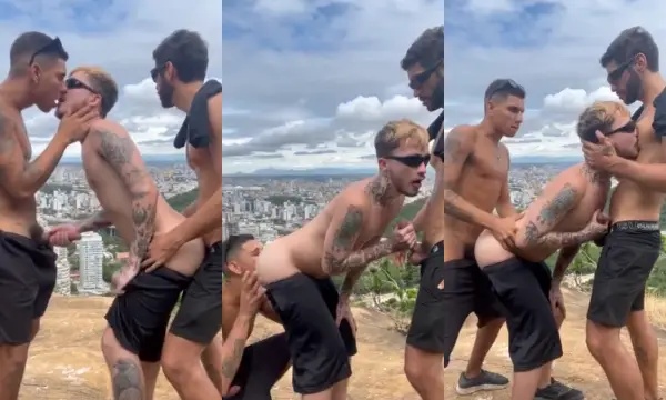 OnlyGays thumbnail for Hariel_XXX – stopping to get fucked and loaded by two dicks at the overlook - amateur gay porn from OnlyFans, MyVidster, GayForFans and more! - 
