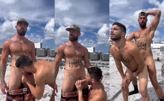 OnlyGays thumbnail for LukeRex – hot latin studs fucking on the roof - amateur gay porn from OnlyFans, MyVidster, GayForFans and more! - 
