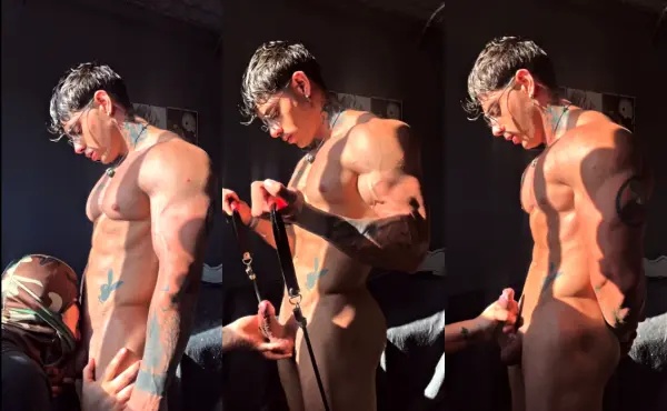 OnlyGays thumbnail for Slave worships me while I workout naked and hard - amateur gay porn from OnlyFans, MyVidster, GayForFans and more! - Worship
