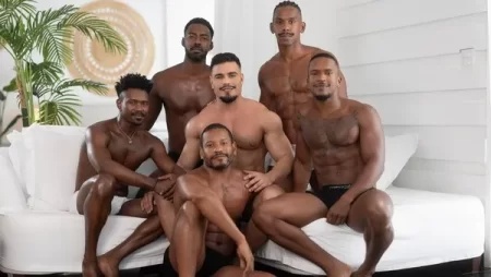 OnlyGays thumbnail for Rico Marlon's Gangbang – 5 hung big black studs - Marlon Costa, Caio Rodrigues, Jhon Felipe, Pierre Carioca, Thomas Black - amateur gay porn from OnlyFans, MyVidster, GayForFans and more! - Anal, Bareback, Group