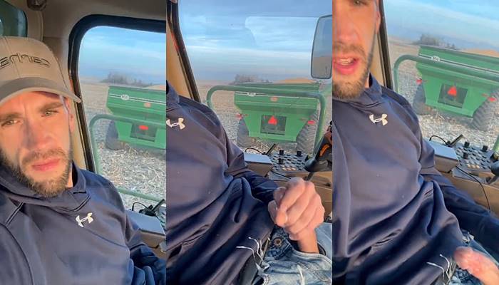OnlyGays thumbnail for Farmer jerks off in the cab of the tractor - amateur gay porn from OnlyFans, MyVidster, GayForFans and more! - 