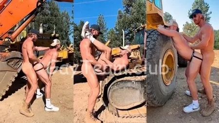 OnlyGays thumbnail for Matt Dubbe fucks Parker Nolan against a bulldozer - amateur gay porn from OnlyFans, MyVidster, GayForFans and more! - Anal, Bareback, Breeding & Creampie, Muscle, Outdoor