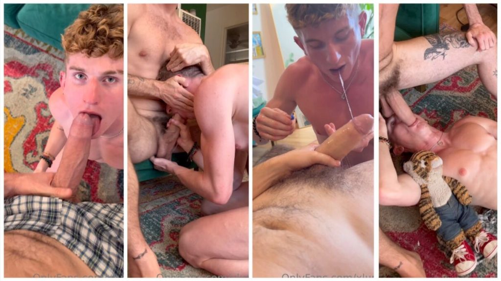 OnlyGays thumbnail for Xluncut – throat fucking with a fit twink - amateur gay porn from OnlyFans, MyVidster, GayForFans and more! - 