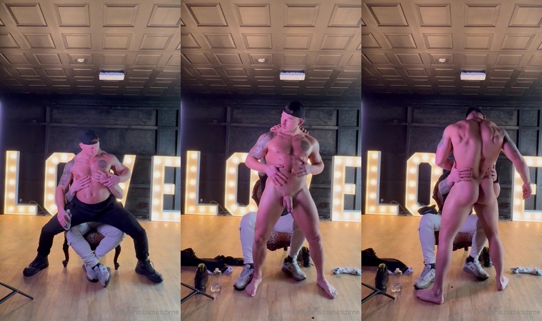 OnlyGays thumbnail for Nate Steel (mrpleasure_uk) gives Dean (dcbrne) a lap dance - amateur gay porn from OnlyFans, MyVidster, GayForFans and more! - 
