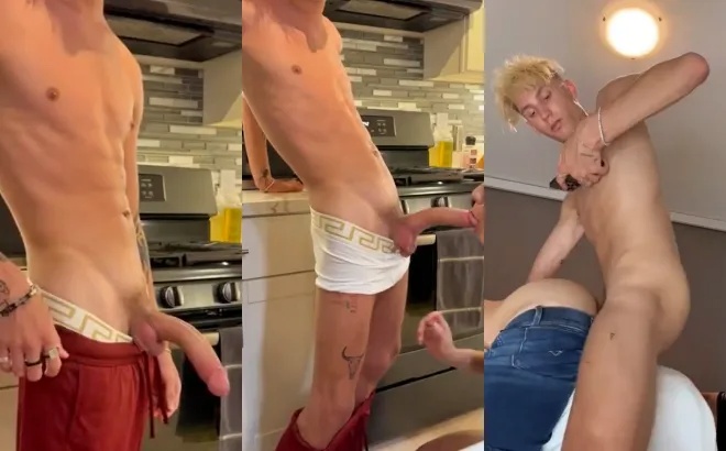 OnlyGays thumbnail for Jvettson gets sucked by Kayleb Alexander in the kitchen - amateur gay porn from OnlyFans, MyVidster, GayForFans and more! - 
