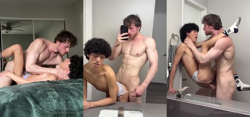 OnlyGays thumbnail for Ripped stud Timothy Champagne fucks tiny Asian boy Chenny (XchennyXXX) - amateur gay porn from OnlyFans, MyVidster, GayForFans and more! - 