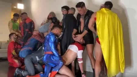 OnlyGays thumbnail for SuperHero FuckFest – Part 1 - amateur gay porn from OnlyFans, MyVidster, GayForFans and more! - 