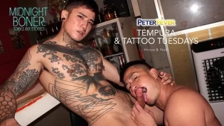OnlyGays thumbnail for Midnight Boner Scene 8 Tempura and Tattoos Tuesday – Hiroya, Yoshi - amateur gay porn from OnlyFans, MyVidster, GayForFans and more! - 