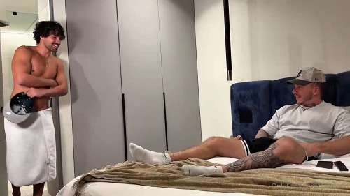 OnlyGays thumbnail for Roomies – Evan Pitcher and Zarataco fuck - amateur gay porn from OnlyFans, MyVidster, GayForFans and more! - 