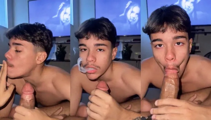 OnlyGays thumbnail for Smoking pot and sucking cock - amateur gay porn from OnlyFans, MyVidster, GayForFans and more! - 