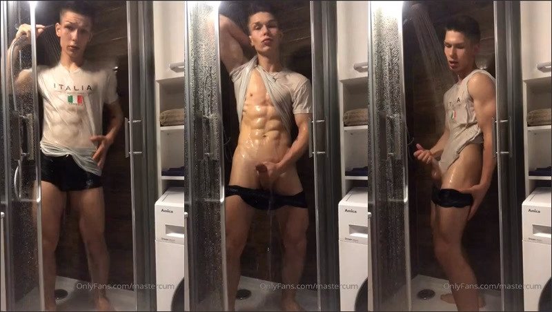 onlytwinks thumbnail for Ripped young twink Mastercum jerks off in the shower
