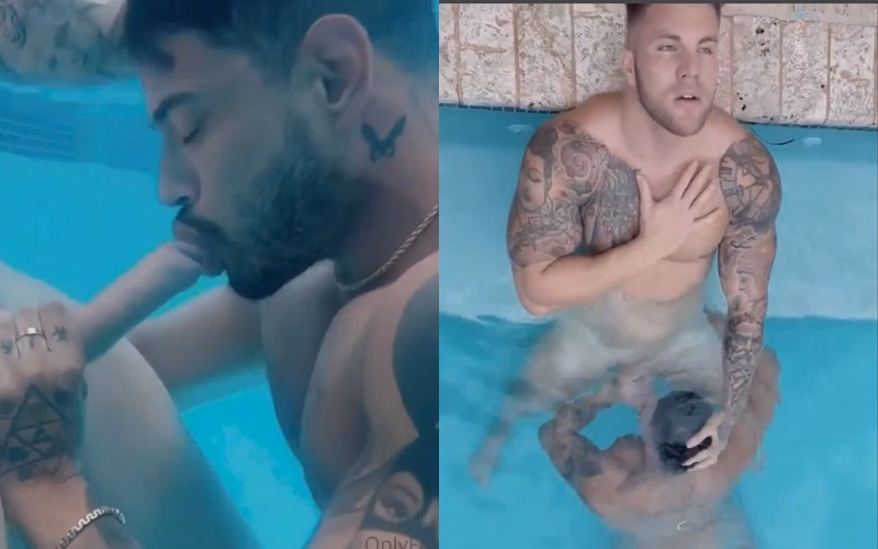 onlytwinks thumbnail for Philippe Soulier and Alejo Ospina fuck poolside
