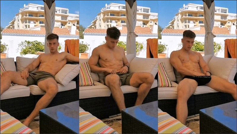 onlytwinks thumbnail for irish-x plays with his cock outside