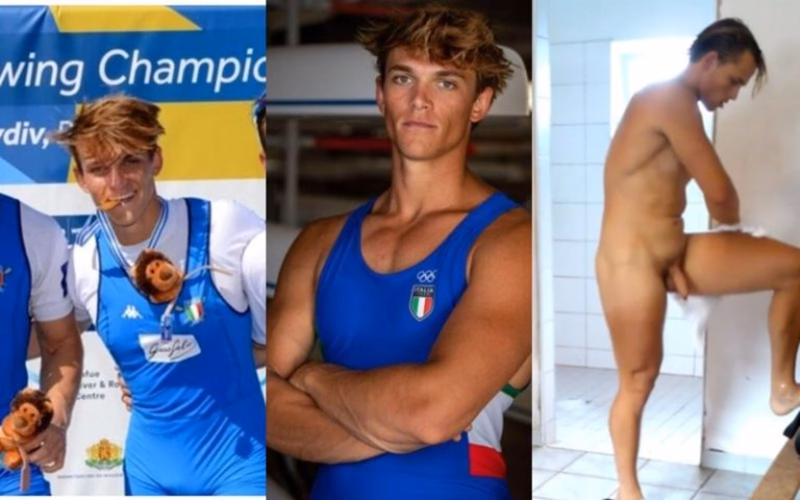 onlytwinks thumbnail for Olympic rower Andrea P – post shower nudes