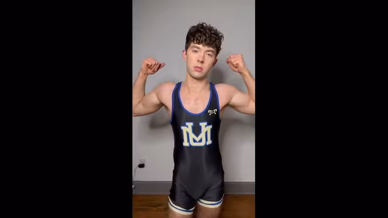 onlytwinks thumbnail for Showing off my wrestling singlet and jockstrap – Christopher Walsh (chriswthestar)
