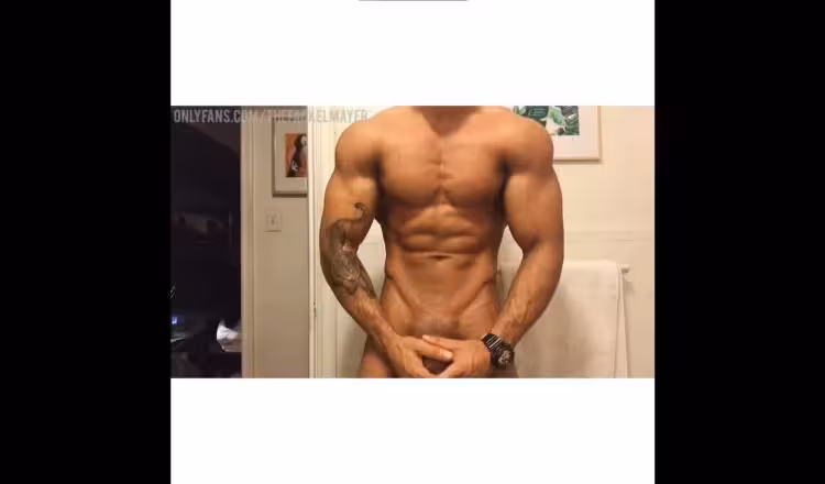 onlytwinks thumbnail for Showing off my muscles and jerking my thick cock till I cum TheFackelmayer