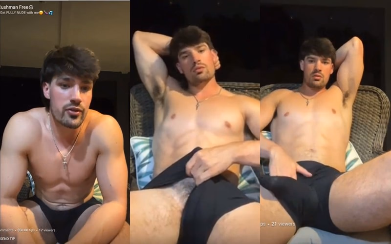 onlytwinks thumbnail for Cushman – feeling my hard cock live