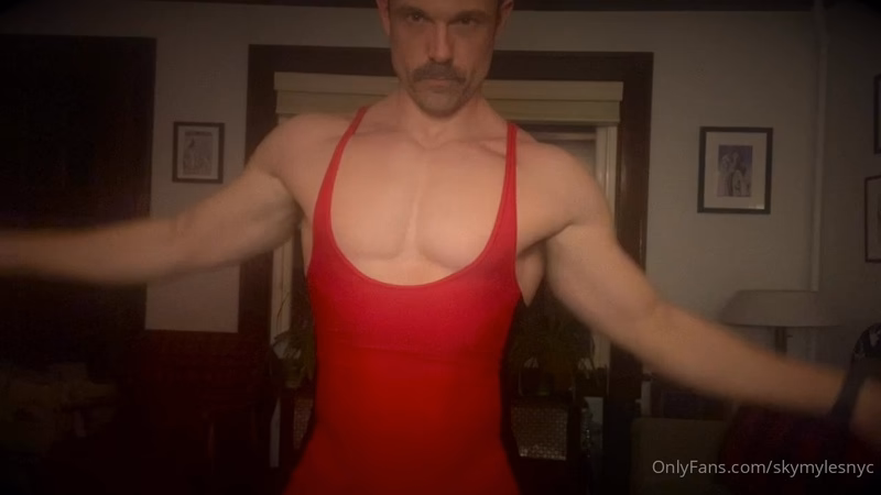 onlytwinks thumbnail for Showing off my wrestling singlet and jerking my pierced cock till I cum – Sky Myles (skymylesnyc)