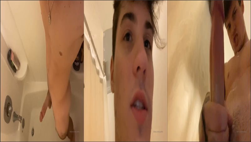 onlytwinks thumbnail for Deek aesthetic jerks and plays with his cock