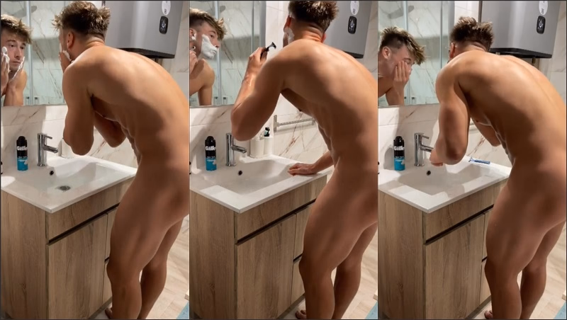 onlytwinks thumbnail for irish-x shows of his body in the bathroom
