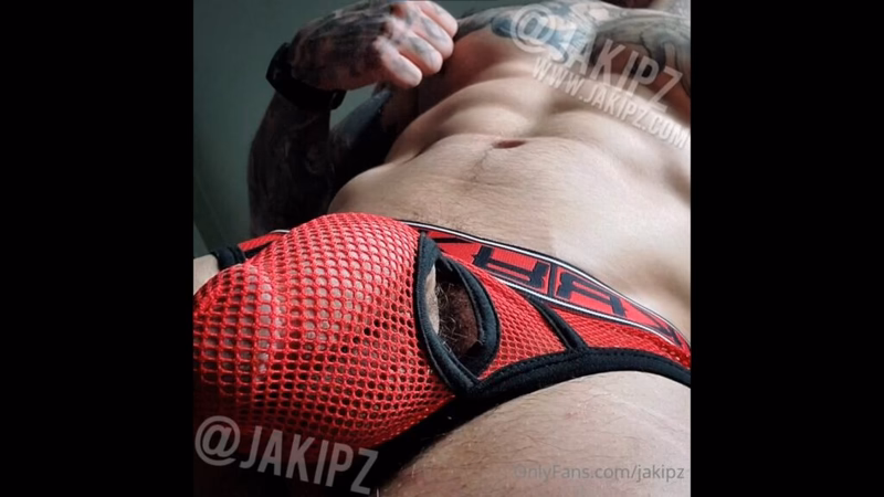 onlytwinks thumbnail for Cumming while wearing my mesh underwear – Jake Andrich (Jakipz)