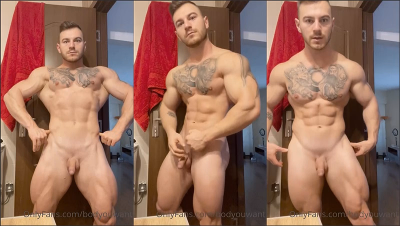 onlytwinks thumbnail for Bodyouwant flexes naked yet again