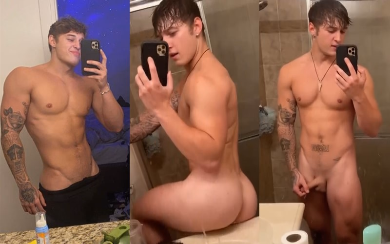 onlytwinks thumbnail for Rippedjosh shows off his cock and body