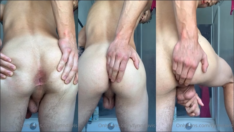 onlytwinks thumbnail for Fynndavis fingers himself in the shower