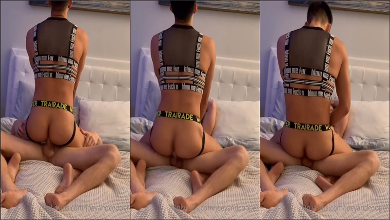 onlytwinks thumbnail for joeyandcooper – riding on the bed