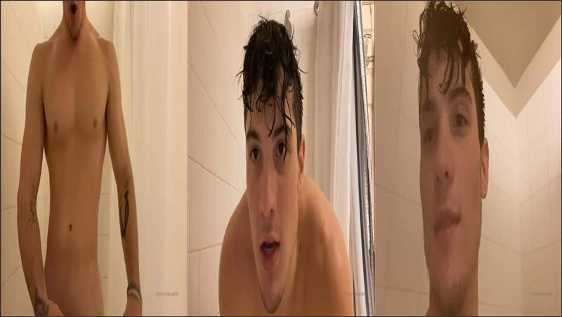 onlytwinks thumbnail for Deek aesthetic shows off in the shower