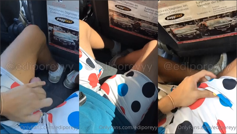 onlytwinks thumbnail for ediporeyy takes out his cock in the back of a taxi