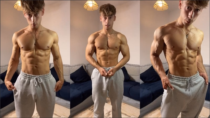 onlytwinks thumbnail for irish-x shows off in his sweatpants