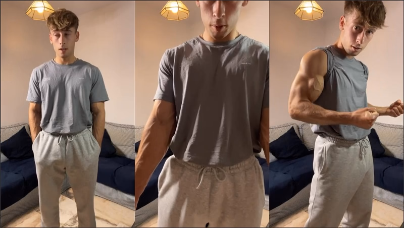 onlytwinks thumbnail for irish-x shows off in sweatpants