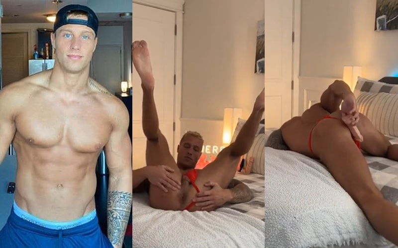 onlytwinks thumbnail for Nathan Webb fucks himself with a dildo