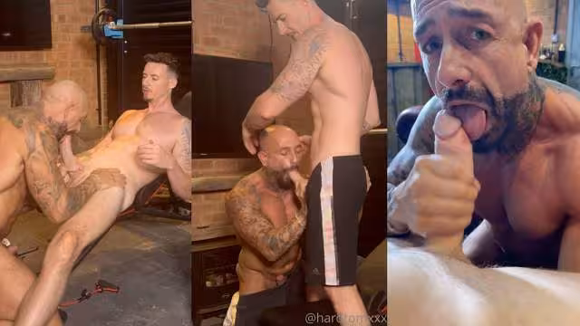 onlytwinks thumbnail for Real Men Workout – HardValentine and Steven Barrett blow eachother