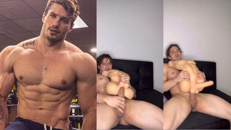 onlytwinks thumbnail for Bodybuilder Gerardo Sacco (gerar27) fucks a toy with his huge cock