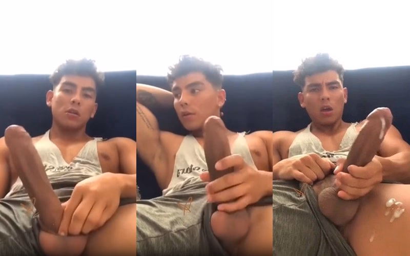 onlytwinks thumbnail for young guy jerks his huge cock and cums