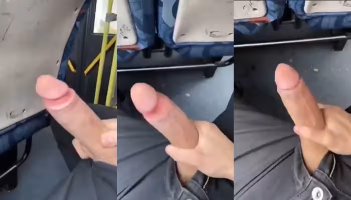 onlytwinks thumbnail for Jerking on the bus