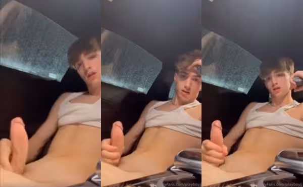 onlytwinks thumbnail for Playboyjj jerks off in the car