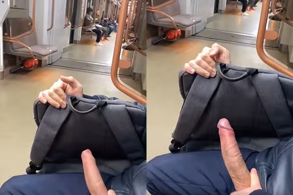onlytwinks thumbnail for Jerking on the metro