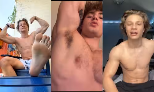 onlytwinks thumbnail for Young alpha master degrades you while he shows off his feet – a compilation
