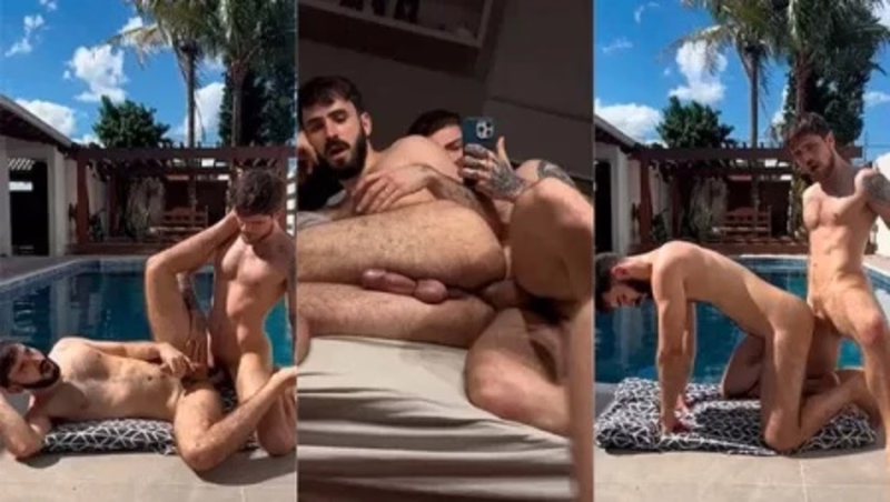onlytwinks thumbnail for Ivan Dotcom and Felippe Masson fuck by the pool
