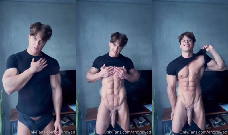 onlytwinks thumbnail for Slowly stripping while showing off my muscles and cock – Andrewad