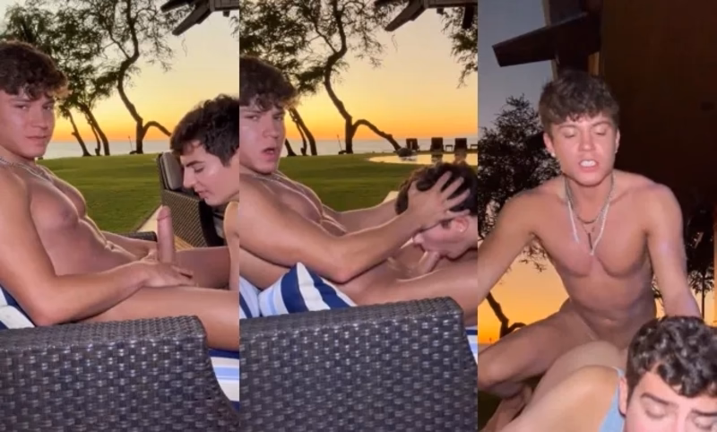 onlytwinks thumbnail for Kayleb Alexander sucks Drake Von at sunset before his fucking