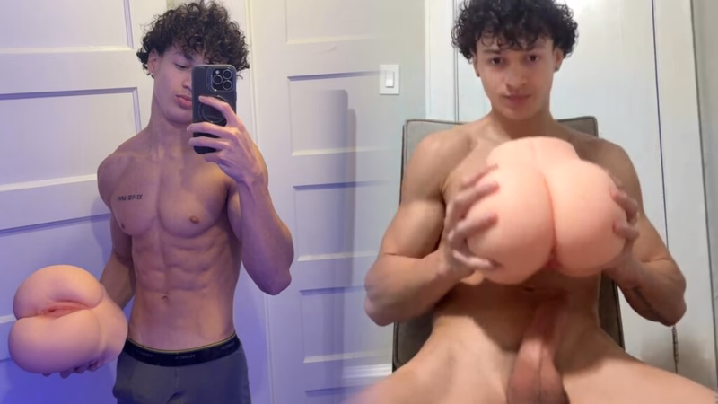 onlytwinks thumbnail for Loverrboyleo fucks a silicone pussy