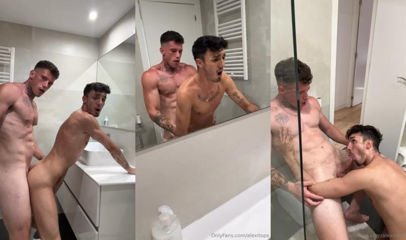 onlytwinks thumbnail for Alex Gavase (alex_gavase) fucks Luke Santana (luke.santana) in the bathroom