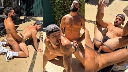 onlytwinks thumbnail for Jameson Taylor and Jace Toned fuck out on the patio