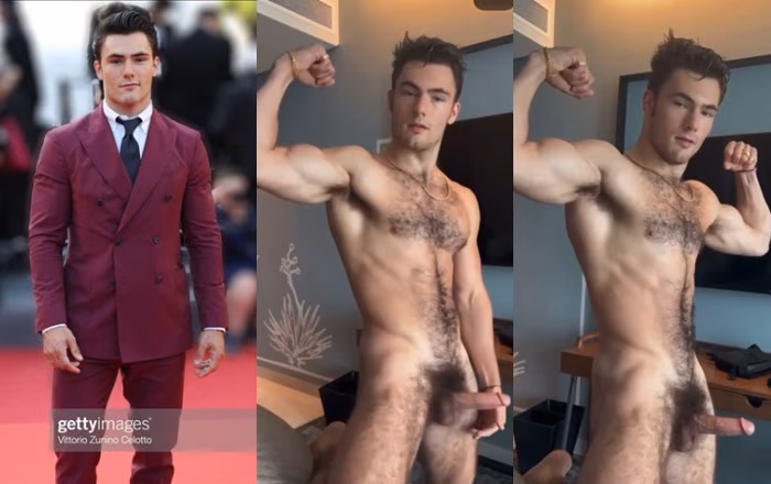 onlytwinks thumbnail for Levi Conely shows off his body and cock